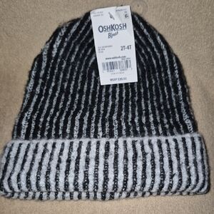 OshKosh B'gosh Black and Gray Striped Sweater